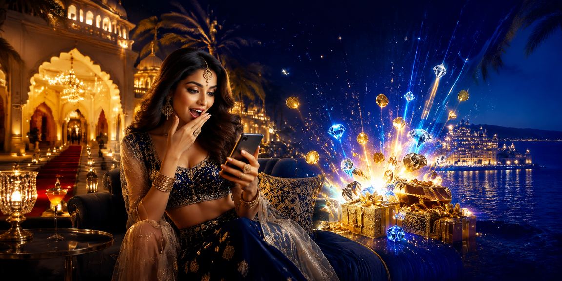 Indian user enjoying mobile casino with easy payments